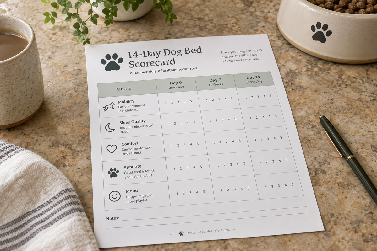 Orthopedic Dog Bed Working? A 14-Day Scorecard | ZNOOZ