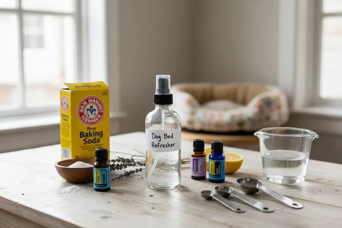 DIY Organic Dog Bed Deodorizer Spray (Safe, Fresh & Easy)