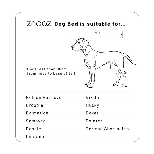 ZNOOZ Dog Bed Cover